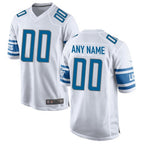 MyBoyd Custom D.Lions White Replica Game Stitched Jerseys