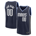 MyBoyd Custom D.Mavericks  Navy Fast Break Jerseys - Statement Edition