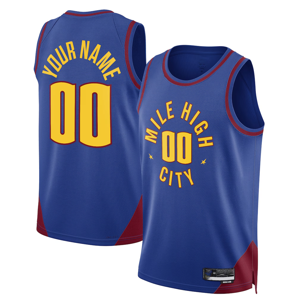 MyBoyd Custom D.Nuggets Blue 202223 Swingman Jerseys - Statement Edition
