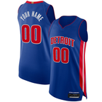 MyBoyd Custom D.Pistons Blue Authentic Jerseys - Icon Edition