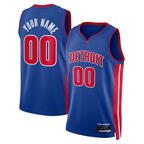 MyBoyd Custom D.Pistons Blue Swingman Jerseys - Icon Edition
