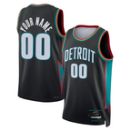 MyBoyd Custom D.Pistons Charcoal 202526 City Edition Swingman Jerseys