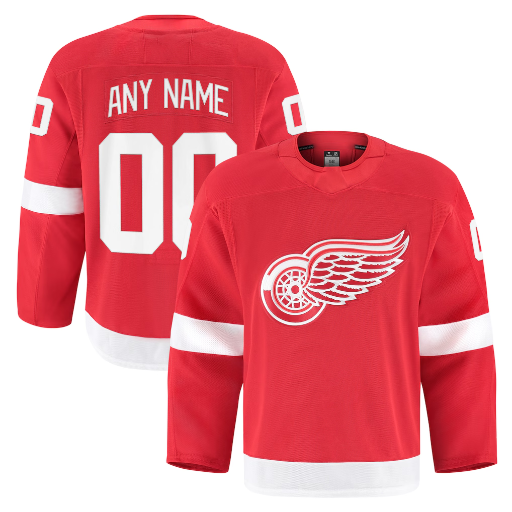 MyBoyd Custom DR.Wings Red Home Authentic Pro Jerseys