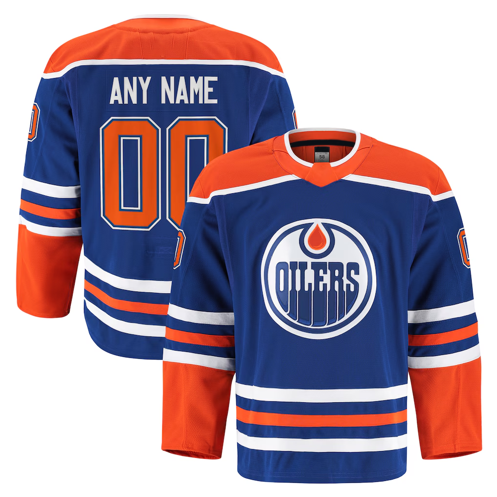 MyBoyd Custom E.Oilers Royal Home Authentic Pro Jerseys