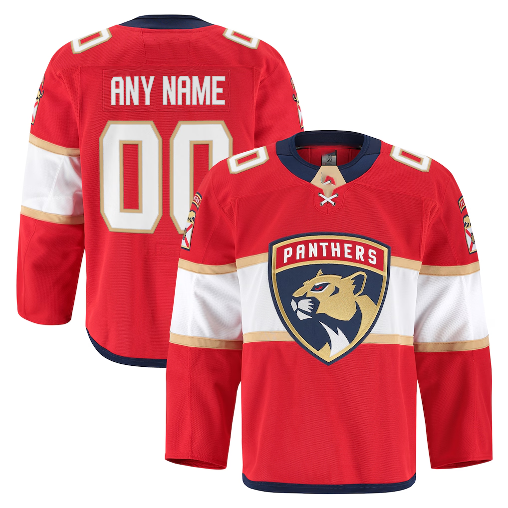 MyBoyd Custom F.Panthers Red Home Authentic Pro Jerseys
