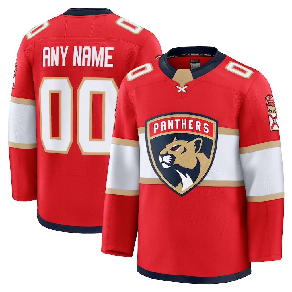 MyBoyd Custom F.Panthers Red Home Premium Jerseys