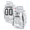 MyBoyd Custom GB.Packers Arctic Camo Salute to Service Hoodies Limited Game Any Name & Numbers Stitched Jerseys
