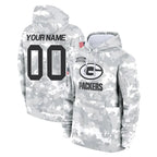 MyBoyd Custom GB.Packers Arctic Camo Salute to Service Hoodies Limited Game Any Name & Numbers Stitched Jerseys