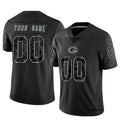 MyBoyd Custom GB.Packers Black REFLECTIVE Limited Stitched Jerseys