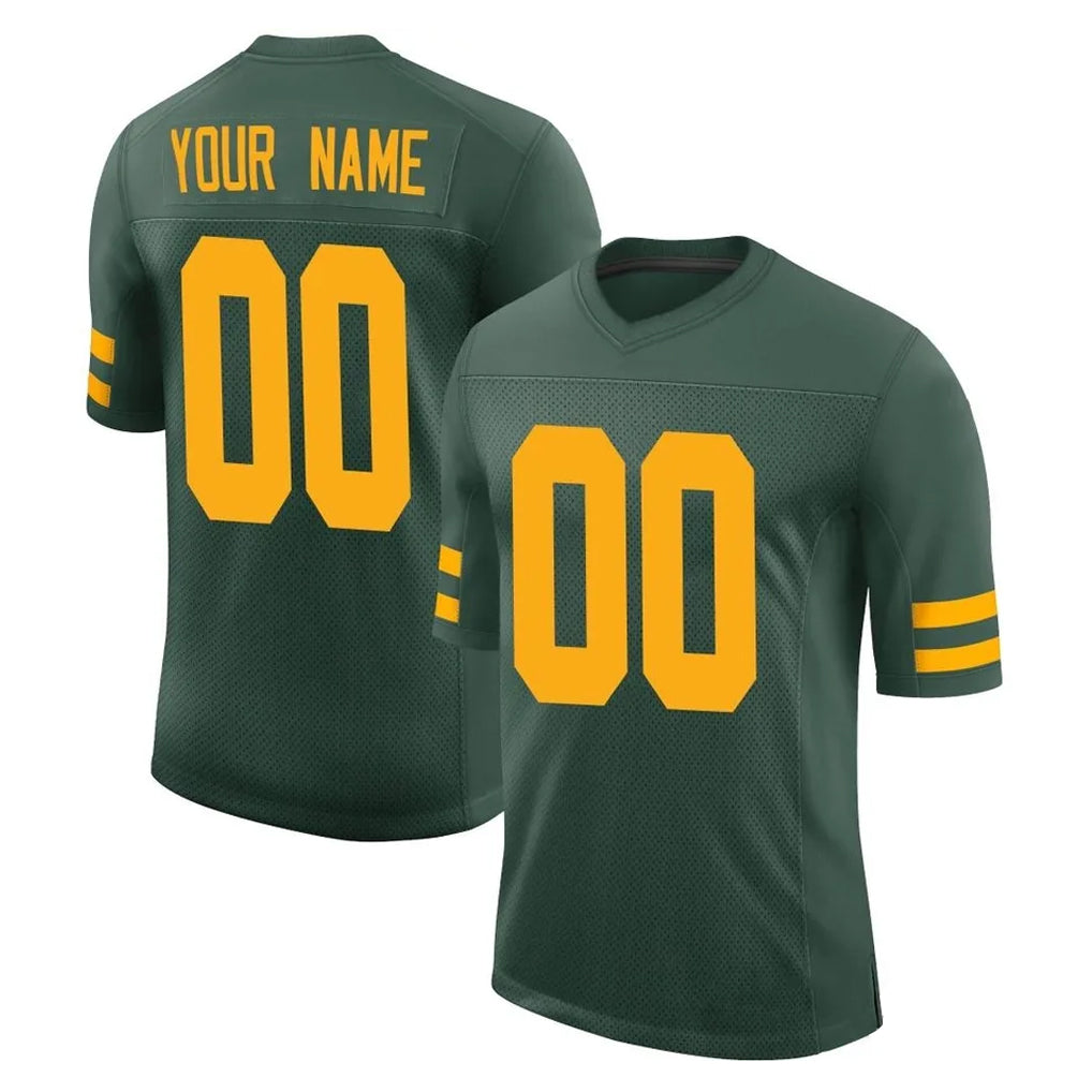 MyBoyd Custom GB.Packers Green Alternate Vapor Home Game Any Name & Numbers Stitched Jerseys