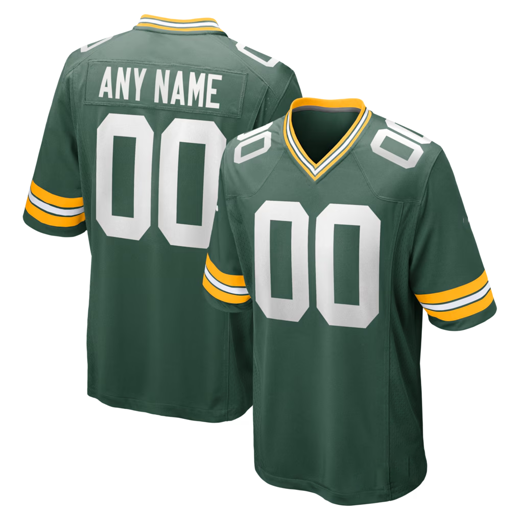 MyBoyd Custom GB.Packers Green Game Stitched Jerseys