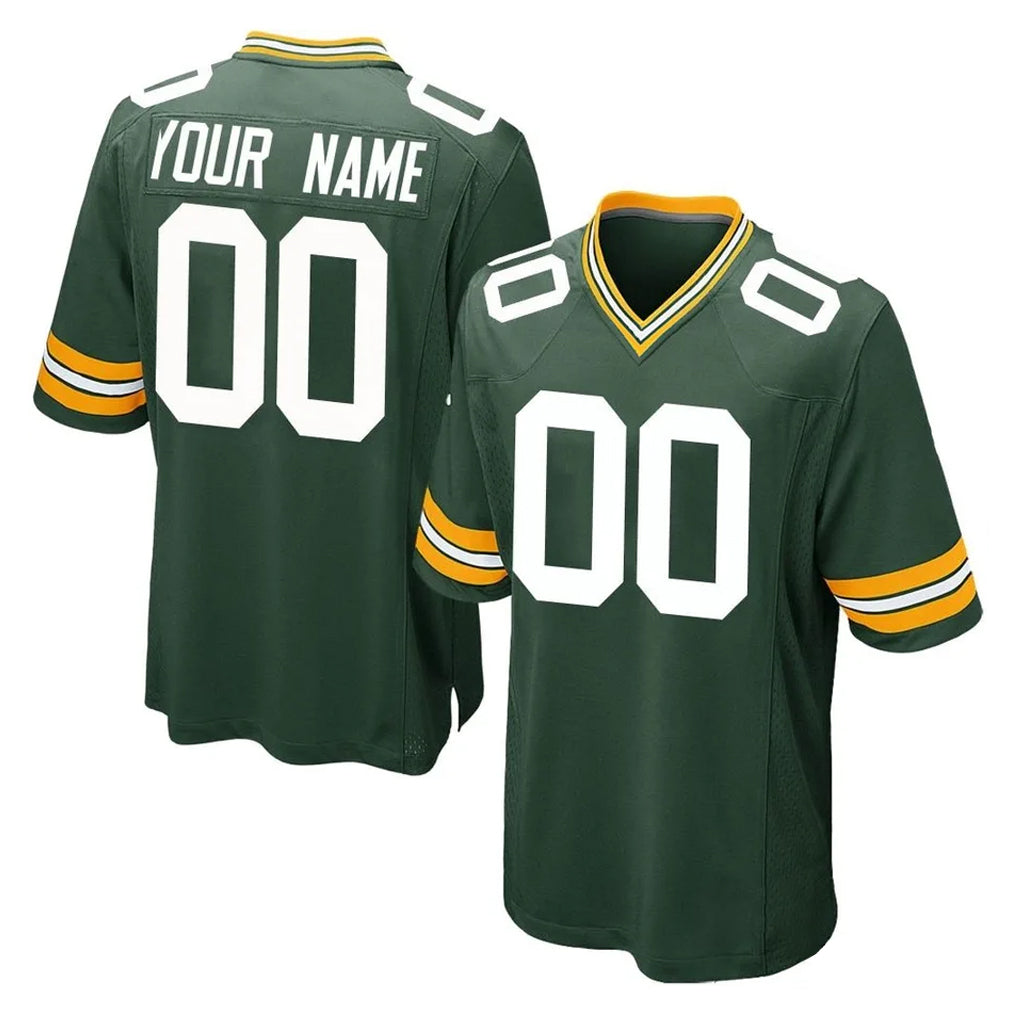 MyBoyd Custom GB.Packers Green Home Game Any Name & Numbers Stitched Jerseys