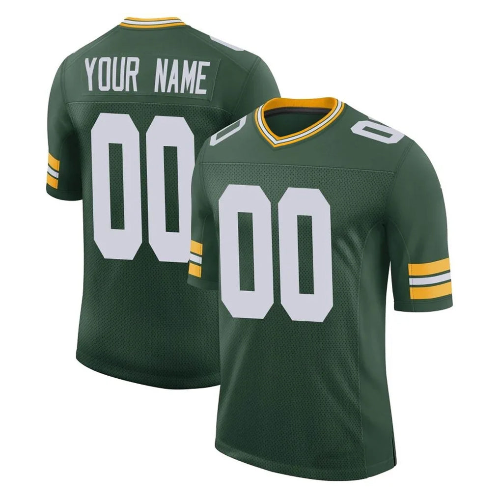 MyBoyd Custom GB.Packers Green Limited Classic Home Game Any Name & Numbers Stitched Jerseys
