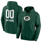 MyBoyd Custom GB.Packers Green Logo Pullover Hoodies Limited Game Any Name & Numbers Stitched Jerseys