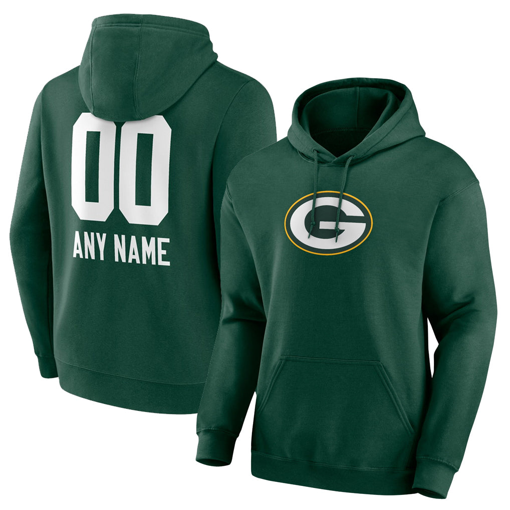 MyBoyd Custom GB.Packers Green Logo Pullover Hoodies Limited Game Any Name & Numbers Stitched Jerseys