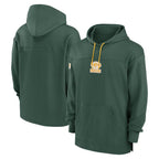 MyBoyd Custom GB.Packers Green Sideline Pullover Hoodie Stitched Jerseys
