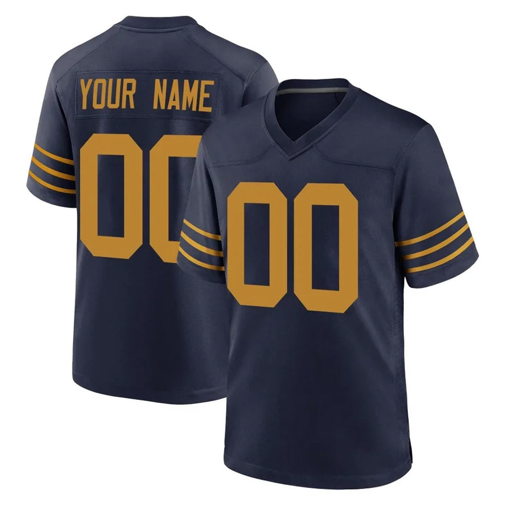MyBoyd Custom GB.Packers Navy The 1923 Classic Home Game Any Name & Numbers Stitched Jerseys