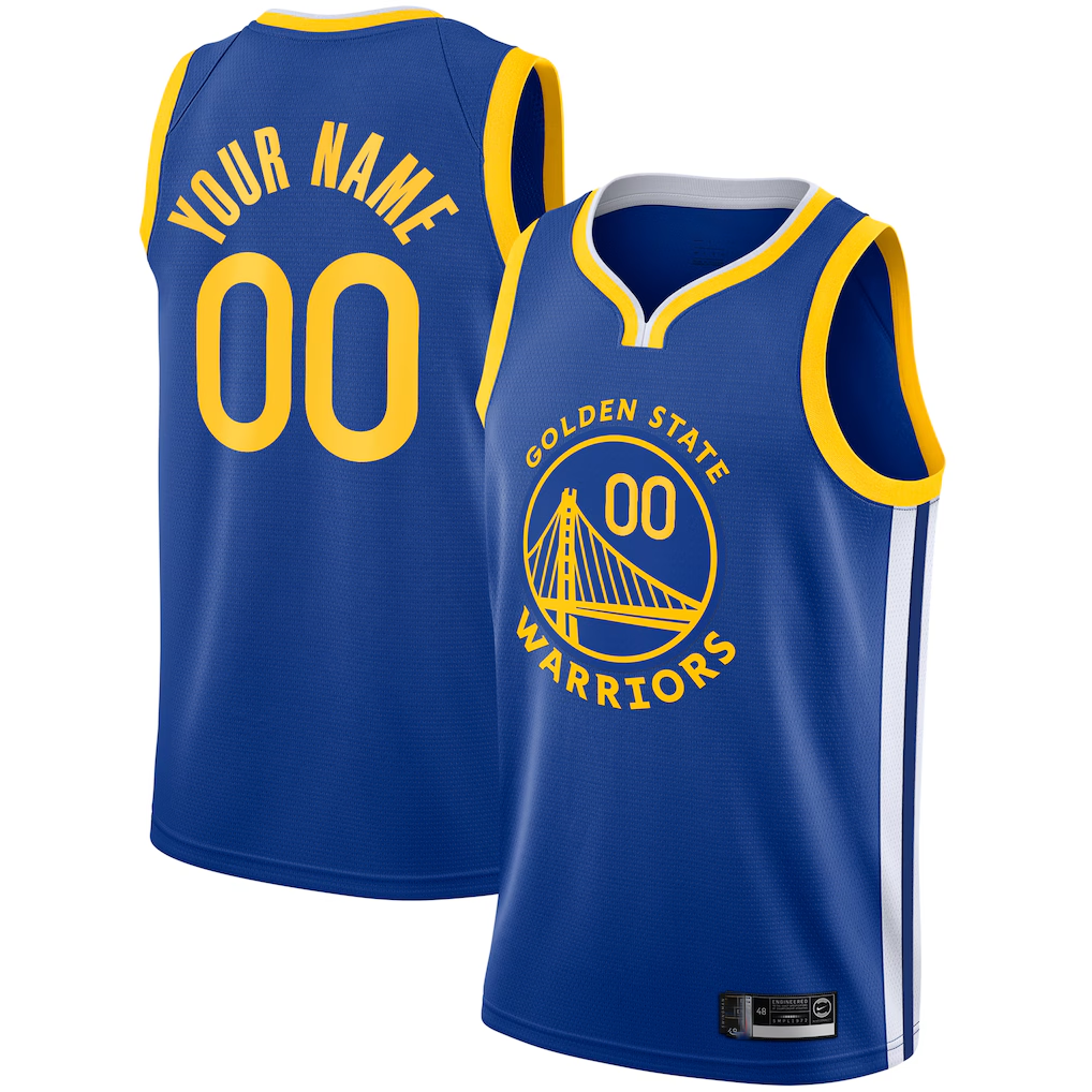 MyBoyd Custom GS.Warriors Royal 201920 Swingman Jerseys - Icon