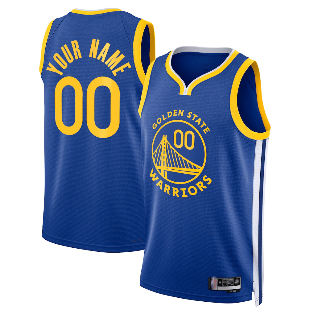 MyBoyd Custom GS.Warriors Royal Swingman Jerseys - Icon Edition