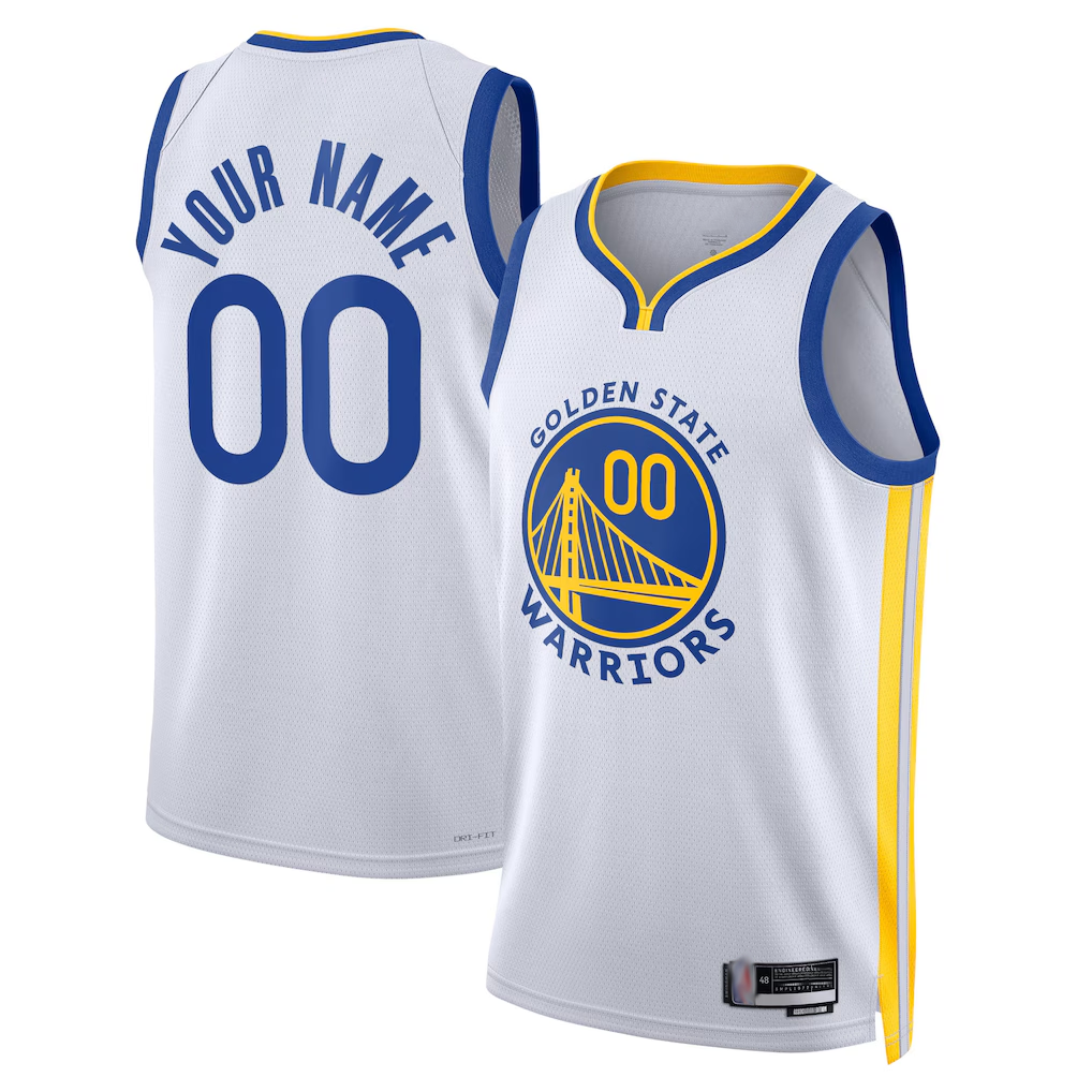 MyBoyd Custom GS.Warriors White Swingman Jerseys - Association Edition
