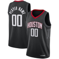 MyBoyd Custom H.Rockets Black Swingman Stitched Jerseys- Statement Edition