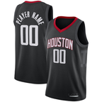 MyBoyd Custom H.Rockets Black Swingman Stitched Jerseys- Statement Edition