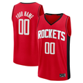 MyBoyd Custom H.Rockets Red Fast Break Stitched Jerseys- Icon Edition