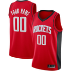 MyBoyd Custom H.Rockets Red Swingman Stitched Jerseys- Icon Edition