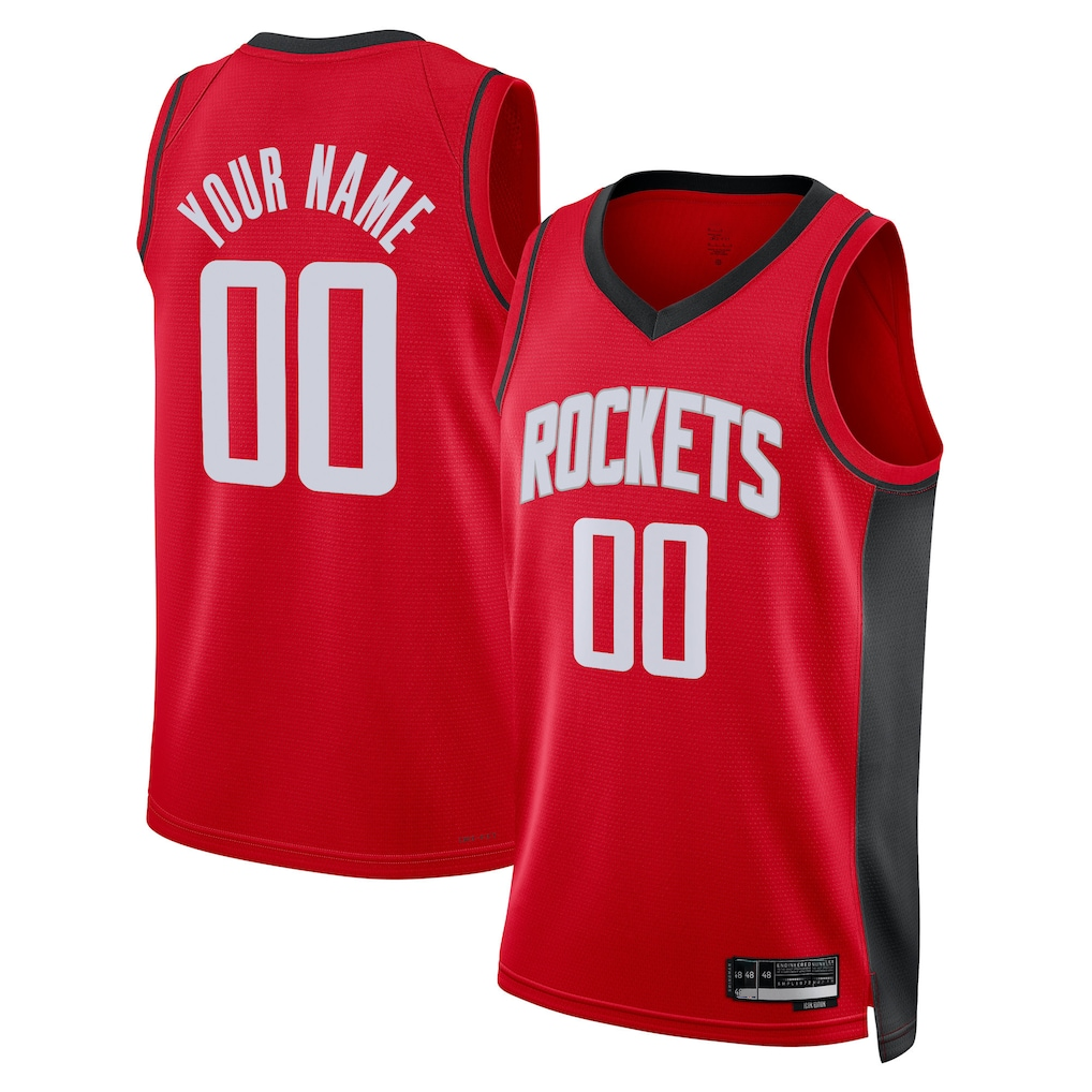 MyBoyd Custom H.Rockets Red Swingman Stitched Jerseys - Icon Edition