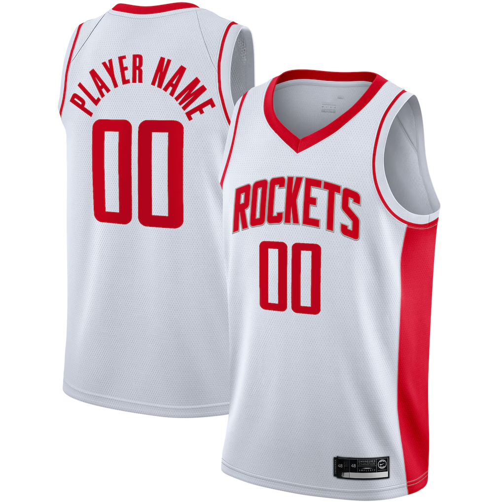 MyBoyd Custom H.Rockets White 202021 Swingman Stitched Jerseys - Association Edition