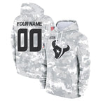 MyBoyd Custom H.Texans Arctic Camo Salute to Service Hoodies Any Name & Numbers Stitched Jerseys