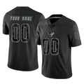 MyBoyd Custom H.Texans Black Reflective Limited Game Any Name & Numbers Stitched Jerseys