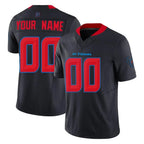 MyBoyd Custom H.Texans Navy Limited 2nd Alternate Vapor F.U.S.E. Home Game Any Name & Numbers Stitched Jerseys