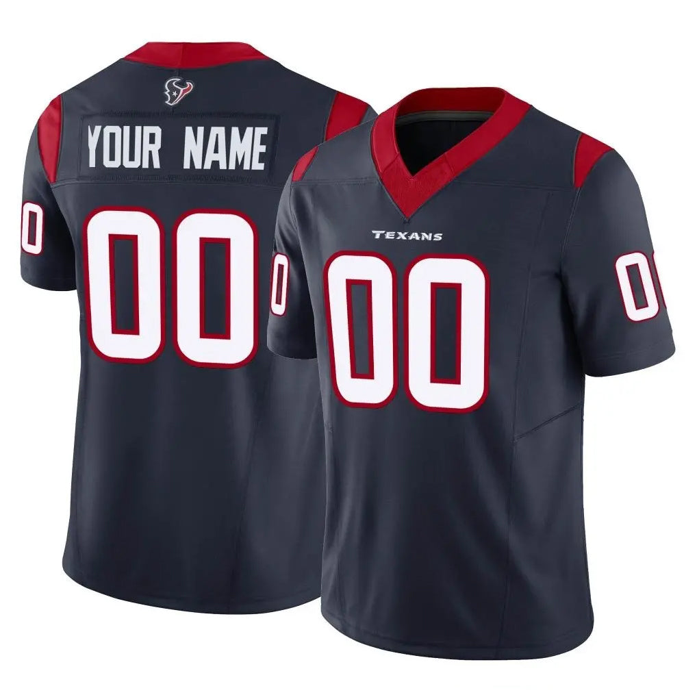 MyBoyd Custom H.Texans Navy Limited Vapor F.U.S.E. Home Game Any Name & Numbers Stitched Jerseys