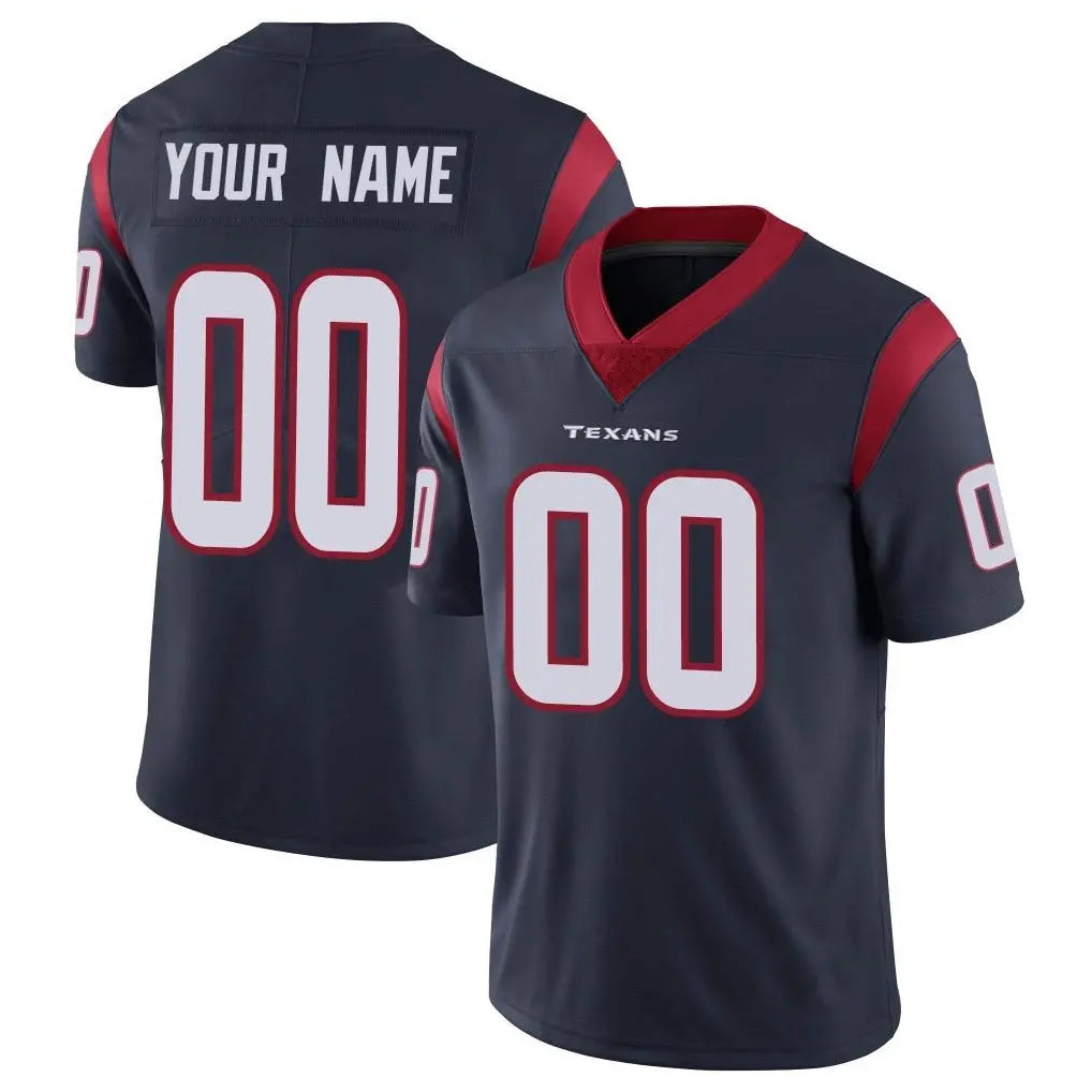 MyBoyd Custom H.Texans Navy Limited Vapor Untouchable Home Game Any Name & Numbers Stitched Jerseys