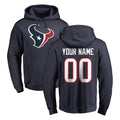 MyBoyd Custom H.Texans Navy Pro Line Pullover Hoodie Limited Game Any Name & Numbers Stitched Jerseys