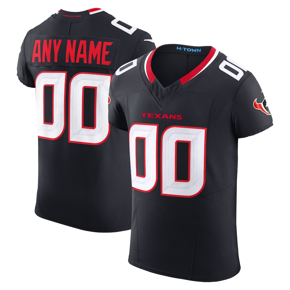 MyBoyd Custom H.Texans Navy Team Vapor F.U.S.E. Elite Stitched Jerseys