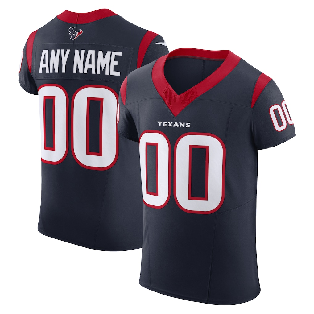 MyBoyd Custom H.Texans Navy Vapor F.U.S.E. Elite Stitched Jerseys
