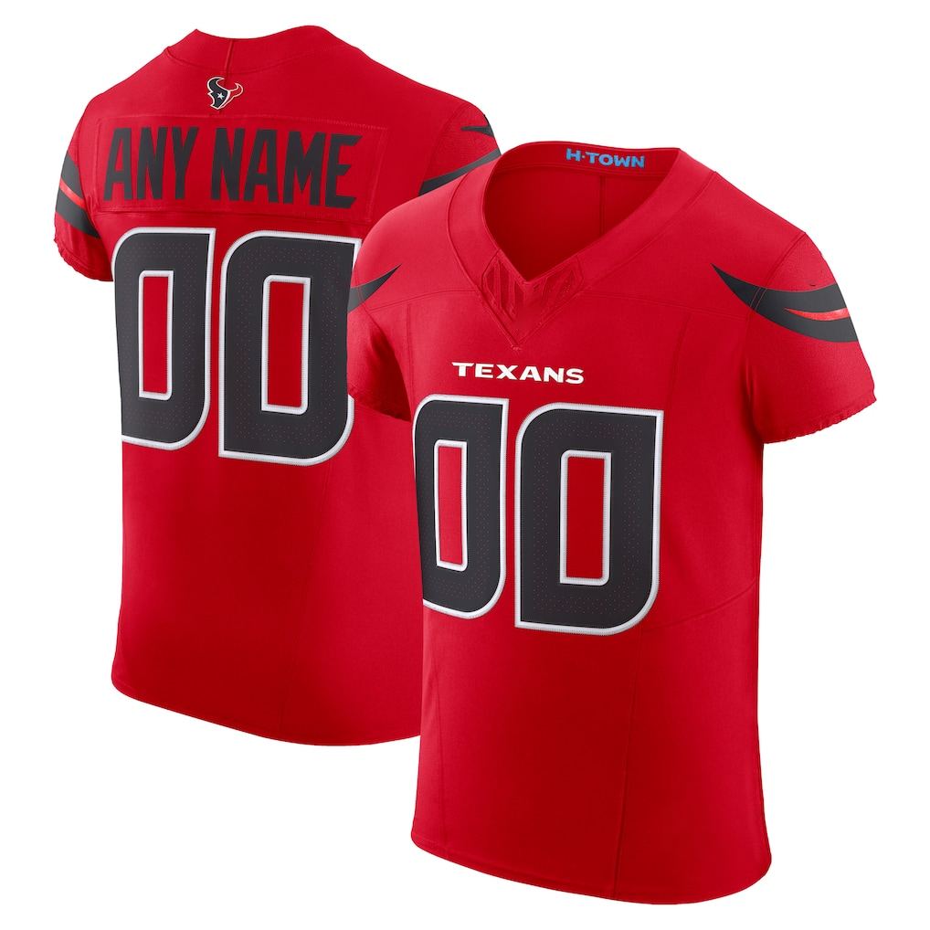 MyBoyd Custom H.Texans Red Alternate Vapor F.U.S.E. Elite Stitched Jerseys