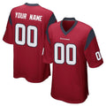MyBoyd Custom H.Texans Red Home Game Any Name & Numbers Stitched Jerseys