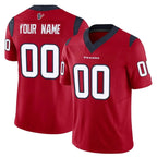 MyBoyd Custom H.Texans Red Limited Vapor F.U.S.E. Home Game Any Name & Numbers Stitched Jerseys