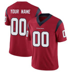 MyBoyd Custom H.Texans Red Limited Vapor Untouchable Home Game Any Name & Numbers Stitched Jerseys