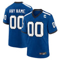 MyBoyd Custom IN.Colts Blue Indiana Nights Replica Game Stitched Jerseys