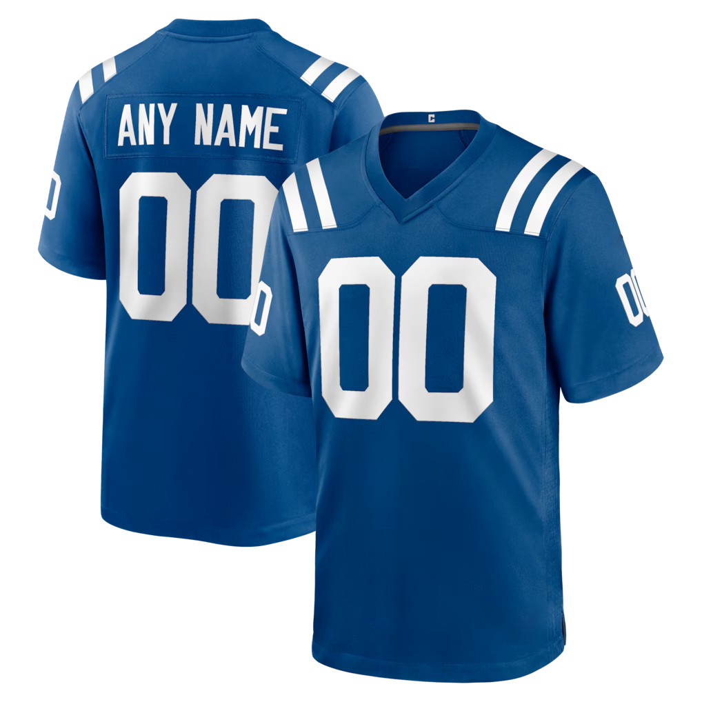 MyBoyd Custom IN.Colts Royal Game Stitched Jerseys