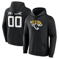 MyBoyd Custom J.Jaguars Black Pullover Hoodie Game Stitched Jerseys