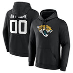 MyBoyd Custom J.Jaguars Black Pullover Hoodie Game Stitched Jerseys