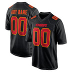 MyBoyd Custom KC.Chiefs Black Fashion Home Game Any Name & Numbers Stitched Jerseys