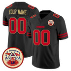 MyBoyd Custom KC.Chiefs Black Limited Vapor F.U.S.E. Home Game Any Name & Numbers Stitched Jerseys
