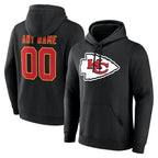 MyBoyd Custom KC.Chiefs Gray LoGo Pullover Hoodies Limited Any Name & Numbers Stitched Jerseys