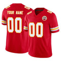 MyBoyd Custom KC.Chiefs Red Limited Vapor F.U.S.E. Home Game Any Name & Numbers Stitched Jerseys